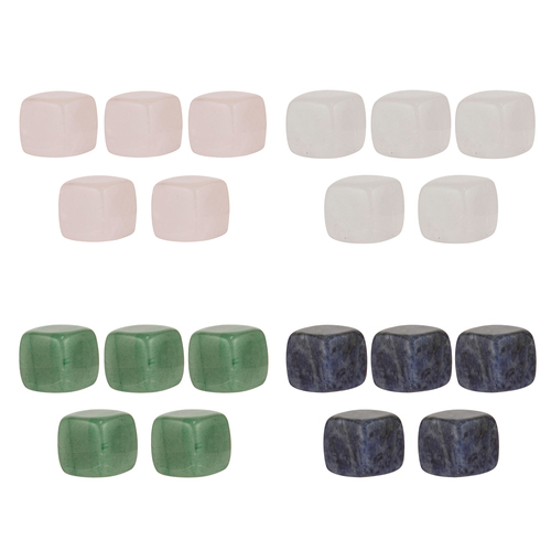 Tempa Leila Cocktail Stones Reusable Drink Chillers - Assorted