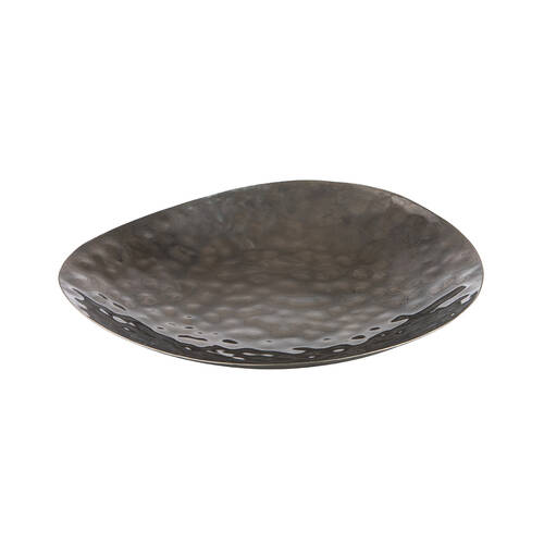 Tempa Ryland Iron Round Home Decor Display Dish 32x31cm Grey