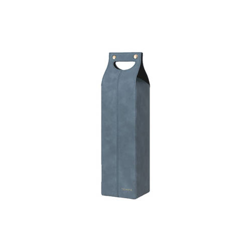 Tempa Harley Single Wine Storage Cooler Travel Bag 12x40cm Steel Blue