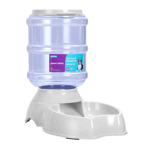 Paws & Claws 3.8L Pet Food Dispenser - Assorted