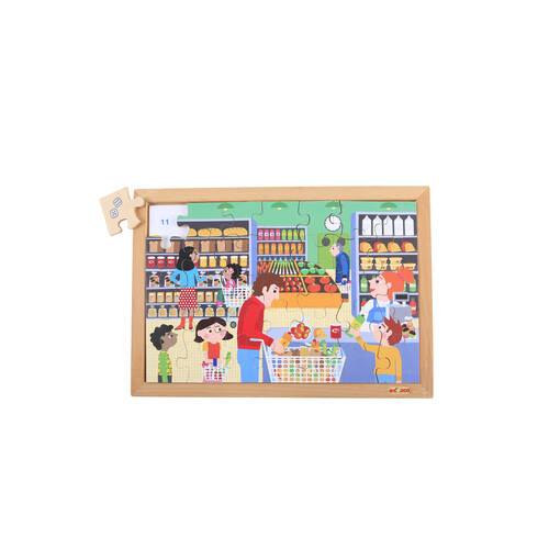 Educo Math Puzzles - Quantities up to 12 Learning Kids/Children 3y+