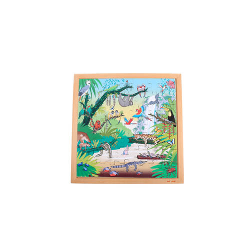 Educo Vocabulary Puzzle Tropical Forest Development Kids/Children - 3y+
