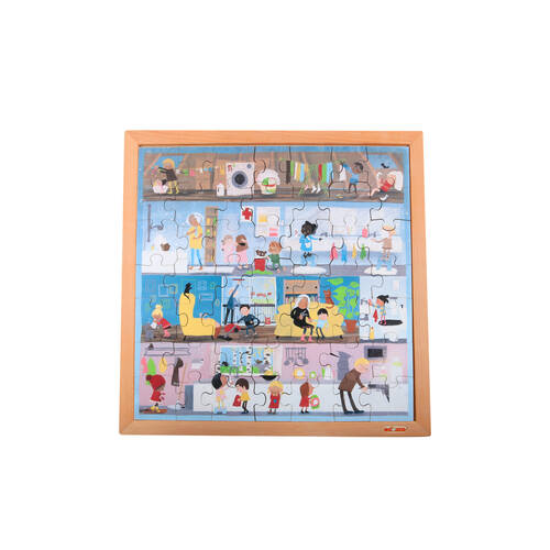 Educo Vocabulary Puzzle Personal Hygiene Development Kids/Children - 3y+