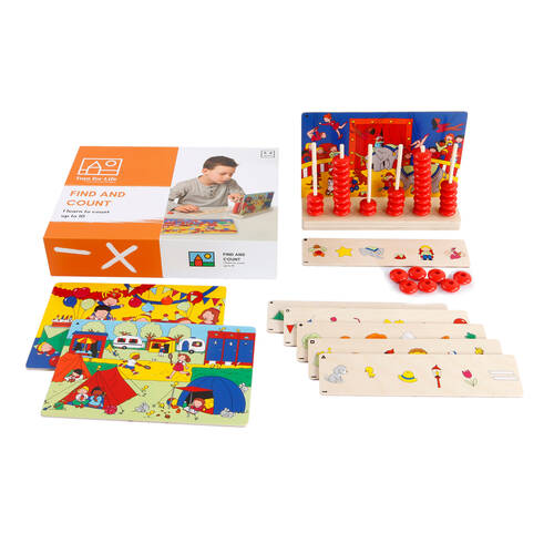 40pc TFL Find and Count Math Skills Educational Toy Kids/Children - 3y+