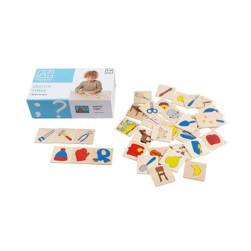 36pc TFL Match Three Logic Matching Game Educational Toy Kids/Children - 3y+