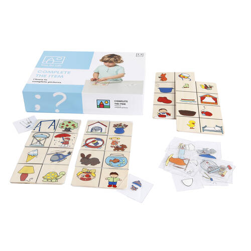 TFL Complete the Item Match Vocabulary Building Educational Toy Kids - 3y+