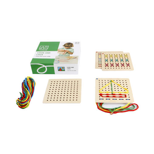 12pc TFL Look and Lace Lacing Activity Art & Craft Kids/Children - 3y+