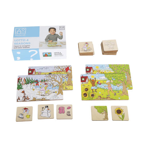 24pc TFL Lotto 4 Seasons Seasonal Education Educational Toy Kids/Children - 3y+