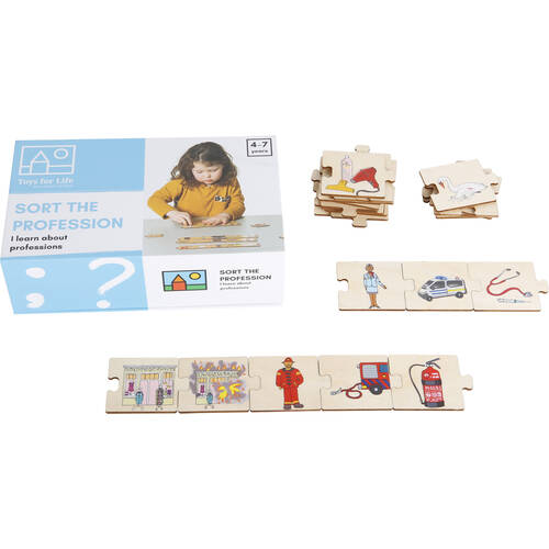 40pc TFL Sort The Profession Puzzle Career Exploration Educational Toy Kids - 3+