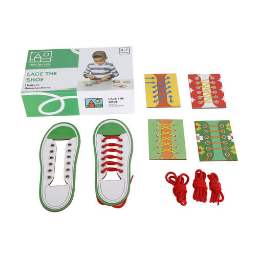 4pc TFL Lace The Shoe Lacing Skills Educational Toy Kids/Children - 3y+