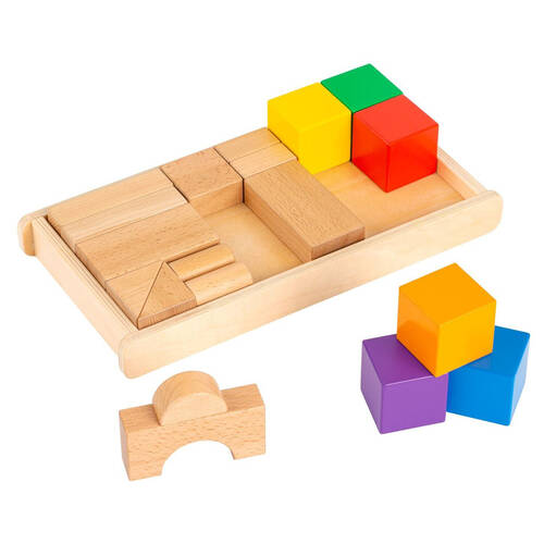 Educo First Blocks Wooden Building Educational Toy Kids/Children - 0-3y