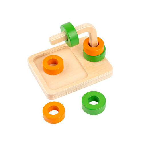 Educo Slide the Rings Motor Skills Educational Toy Kids/Children - 0-3y