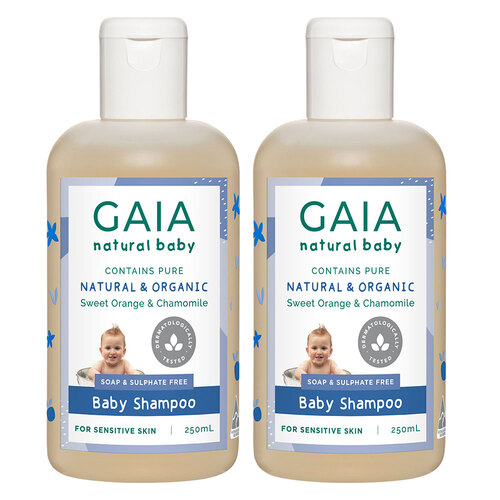 Gaia 500ml Pure/Natural/Organic Shampoo for Baby/Kids/Toddlers Vegan Friendly