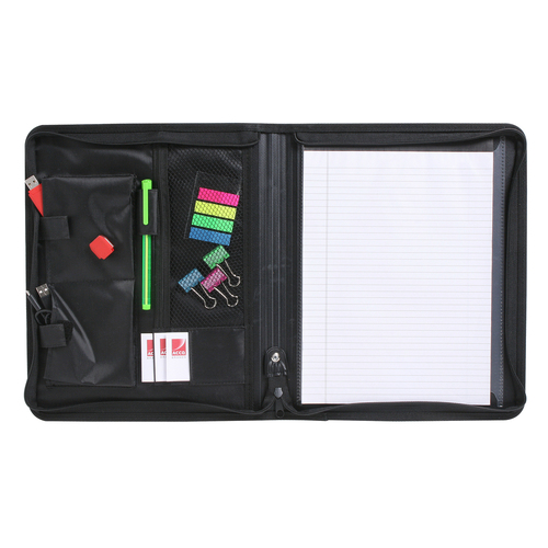 Marbig Conference Folio Storage Organiser w/ Zip - Black