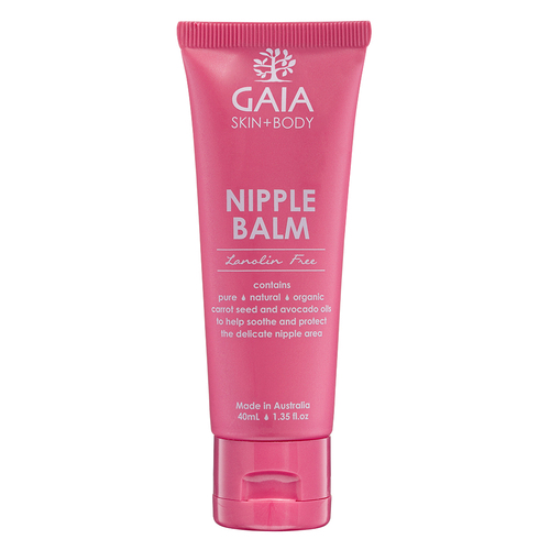 Gaia 40ml Natural/Organic Nipple Balm Mothers/Women Beeswax/No Animal Testing