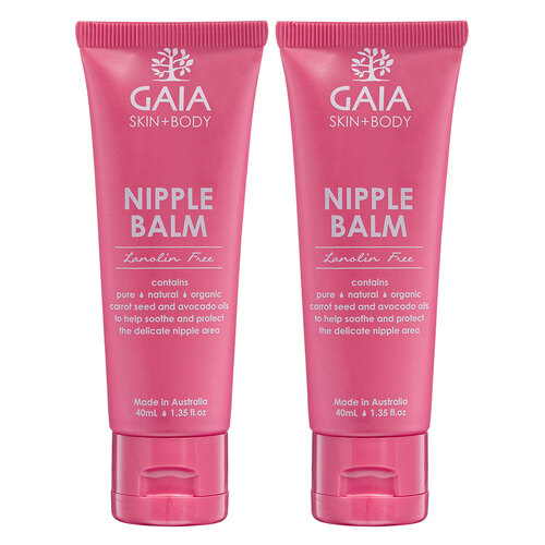 Gaia 80ml Natural/Organic Nipple Balm Mothers/Women Beeswax/No Animal Testing