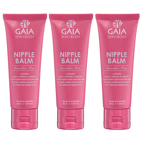 Gaia 120ml Natural/Organic Nipple Balm Mothers/Women Beeswax/No Animal Testing
