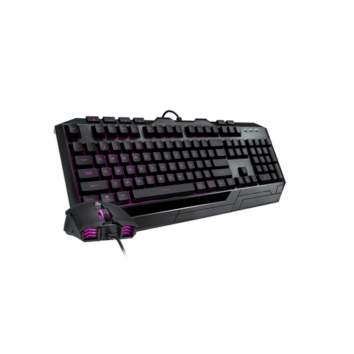 CoolerMaster Devastator 3 with 7 Colour LED Mechanical Keyboard & Mouse Black