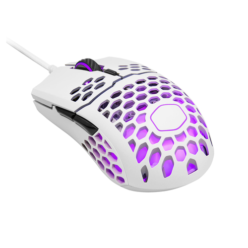 Coolermaster MM711 RGB UltraLight Pro Gaming Mouse - Matte White