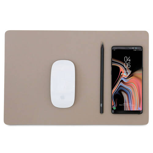 Pout Hands 3 Pro Fast Wireless Charging Mouse Pad - Latte Cream