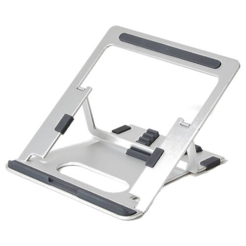 Pout Eyes 3 Angle Aluminium Portable Laptop Stand - Silver