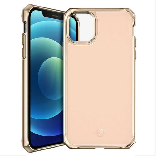 Itskins Hybrid Glass Phone Case - iPhone 12 Mini - Rose Gold