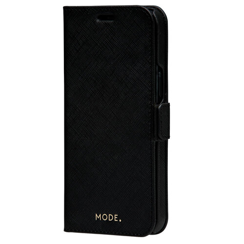 Dbramante iPhone 12/12 Pro New York Leather Wallet Case - Night Black