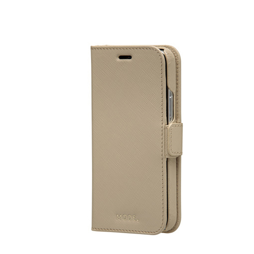 Dbramante iPhone 12/12 Pro New York Leather Wallet Case - Sahara Sand
