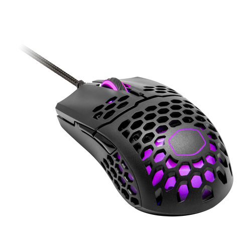 Coolermaster MM711 Lite RGB 10000DPI Wired Gaming Mouse - Black