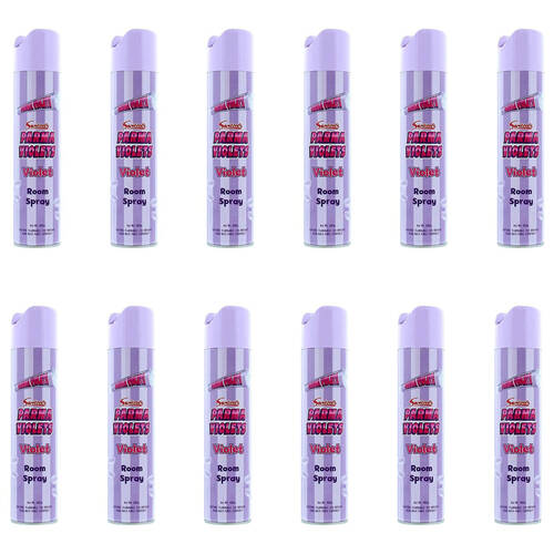 12PK Swizzels Room Spray Parma Violet Floral Air Freshener Scent 300ml