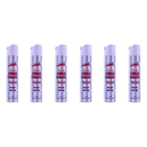 6PK Swizzels Room Spray Parma Violet Floral Air Freshener Scent 300ml