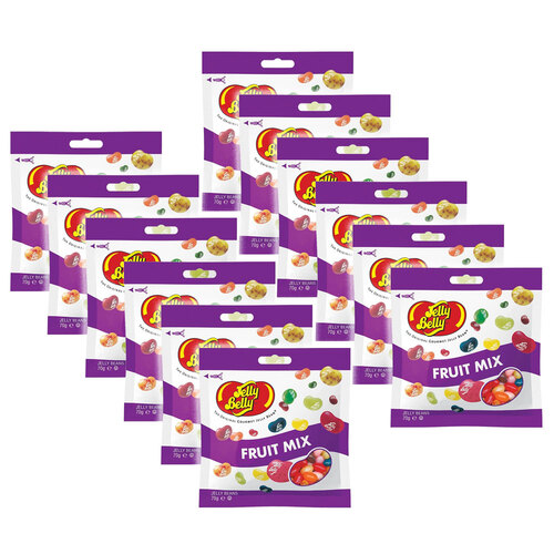 12PK Jelly Belly 70g Fruit Mix Jelly Bean Bag
