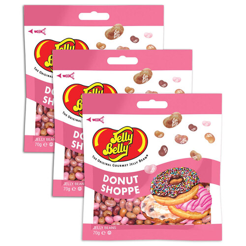 3PK Jelly Belly 70g Donut Shoppe Jelly Bean Bag