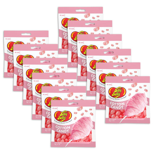 12PK Jelly Belly 70g Cotton Candy Jelly Bean Bag