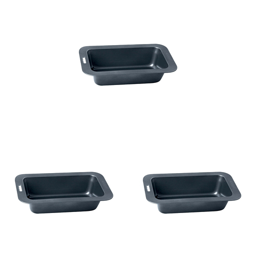 3PK Wiltshire Easybake Rectangular Loaf Cake Pan Baking Tin 24cm