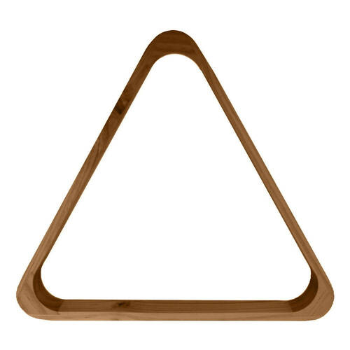Formula Sports 10 Ball Rack Wooden Pool/Billiards Triangle - Brown