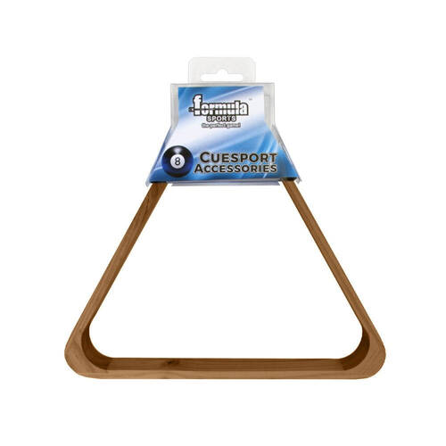 Formula Sports 15 Ball Rack Wooden Pool/Billiards Triangle - Brown