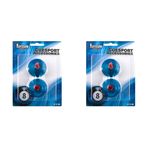 2x 2PK Formula Sports Rubber Chalk Holder w/ Rope - Blue