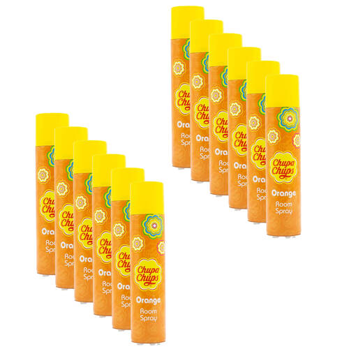 12PK Chupa Chups 300ml Orange Room Spray Home/Office Air Freshener