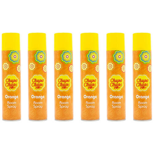 6PK Chupa Chups 300ml Orange Room Spray Home/Office Air Freshener