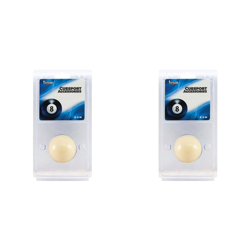 2PK Formula Sports 2" Standard Resin White Billiard Cue Ball