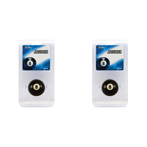 2PK Formula Sports No. 8 Ball 2" Blister Billiard/Pool Game - Black
