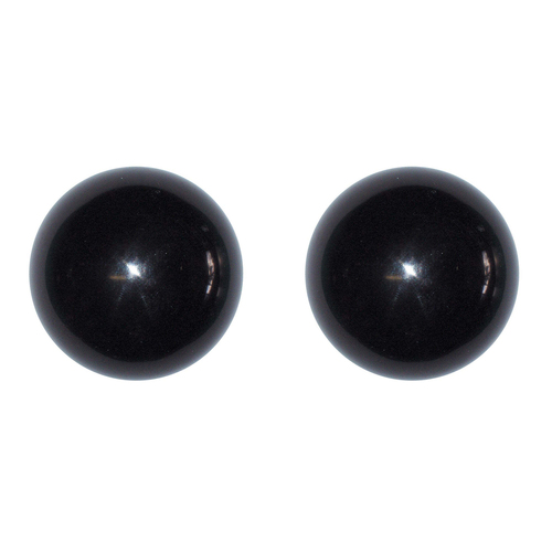 2PK Formula Sports 2" Size Resin Plain Black Billiard Ball