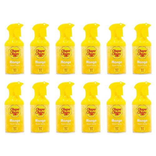 12PK Chupa Chups 250ml Room Spray Home Fragrance Mango
