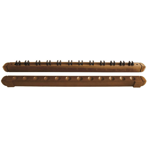 Formula Sports 12 Cues Clip Wall Rack Accessory - Oak