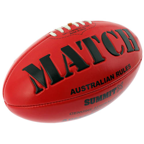   Match AFL Ball Red