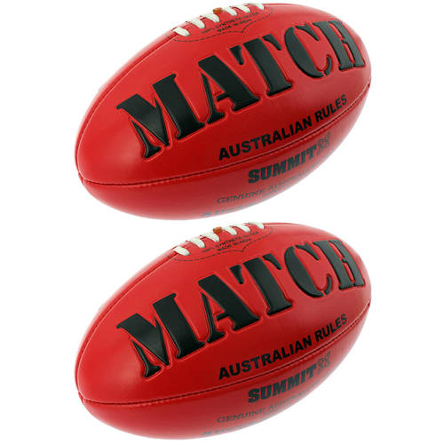 2PK   Match AFL Ball Red