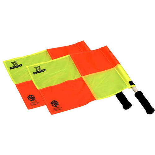 2pc 36cm Summit Linesman/Referee Flag Set