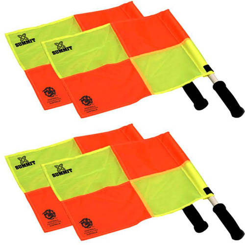 4pc 36cm Summit Linesman/Referee Flag Set