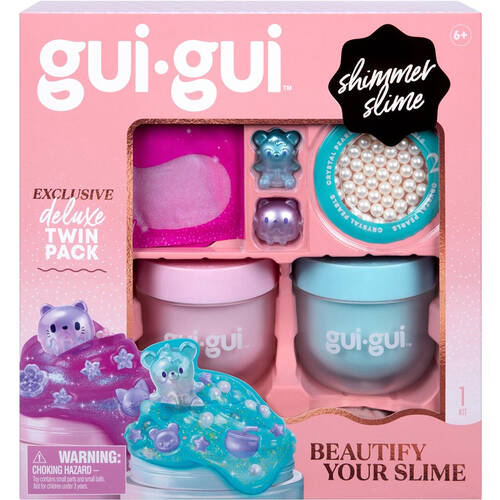 Gui Shimmer Deluxe Duo Pack Scented Slime Styling Toy Craft Kit